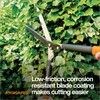Fiskars PowerGear Hedge Shears - 23" Stainless Steel Blades -