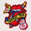 iron on patch:Tattoo you rolling tonuge