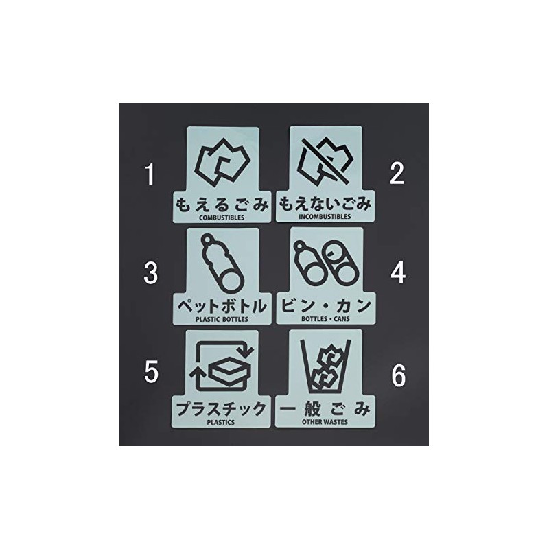6.7 x 6.7 inches (170 x 170 mm) Separating Sticker