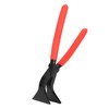 QWORK® Sheet Metal Pliers 45° Angled Width 60 mm Total