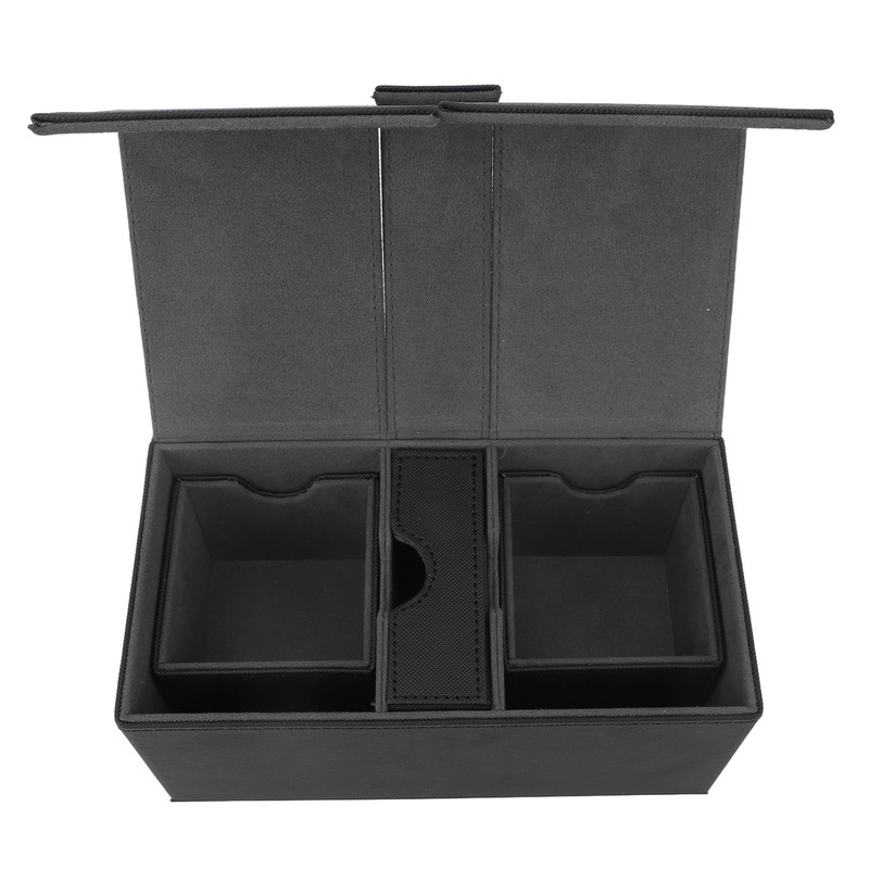 Card Deck Box with 3 Drawers Large Capacity Magnetic Closure