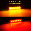 PSDRIQQ 40 Pack 6 LED Trailer Marker Light, DC12-24V Clearance