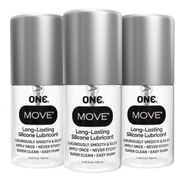 One Lubricante para condones Move, 100 ml, paquete de 3                                                                                               