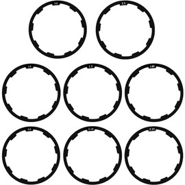 Sprocket Spacer 8-Piece Set Bicycle Sprocket Repair Parts Aluminum Alloy Lightweight Bicycle Sprocket Repair Parts Road Bike Cassette Spacer