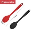 2 Pcs Silicone Mixing Spoons Nonstick Heat Resistant BPA Free
