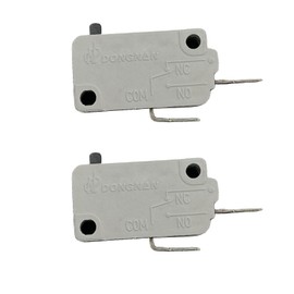 D.I.Accessa KW3A Microwave Oven Door Switch 16A 125/250V Door Interloc (2 Pack Normally Open Microwave Oven Door Switch Replacement Part