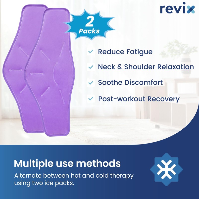 REVIX Ice Packs for Neck Discomfort Gel Cold Wraps for