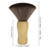 Cepillo Para El Cuello Cepillo De Madera De Nylon Suave