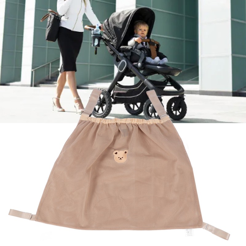 Storage Bag Polyester Fiber Waterproof Multifunctional Stroller Organizer Diaper Bag