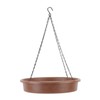Solar Bird Bath Fountain Pump Hanging Style Deck Mount Metal