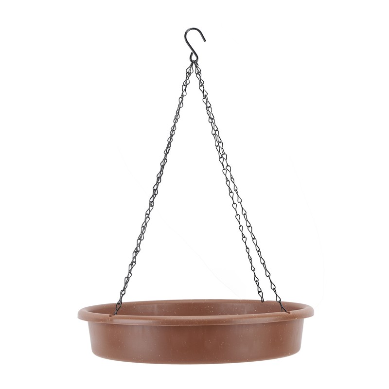 Solar Bird Bath Fountain Pump Hanging Style Deck Mount Metal
