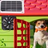 Solar Exhaust Fan 100W Solar Panel with 13.5inch Fan Waterproof