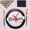 50 Graduation Diploma Guest Napkins Black and White Disposable Paper