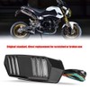 Qiilu LED Integrated Tail Light Motorcycle LED Brake Turn Tail
