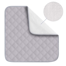 Waterproof Seat Pad Absorbent Incontinence Pad Washable Reusable Seat Protector Pad Pongee Four Layers Healthcare Chair Pad Non-Slip Under Pad for Men Women Baby Senior and Pet,20.9x22in