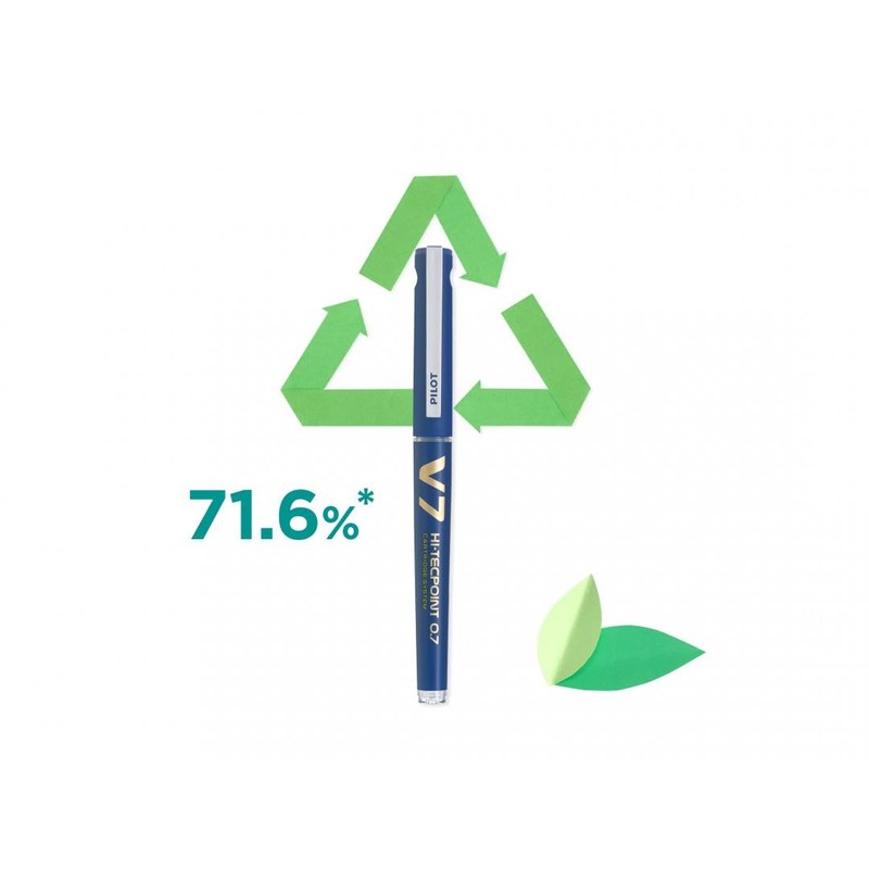 Pilot V7 Hi-Tecpoint Rollerball Pen - Liquid Ink - Medium