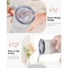 SUNRAYNEST Replacement Lids for 20 oz Tumblers, 2 Pack, Splash-Resistant
