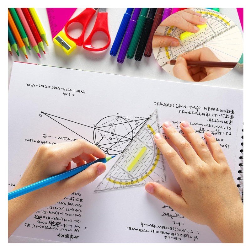 Set of 4 Clear Set with Handle 14 cm Flexible