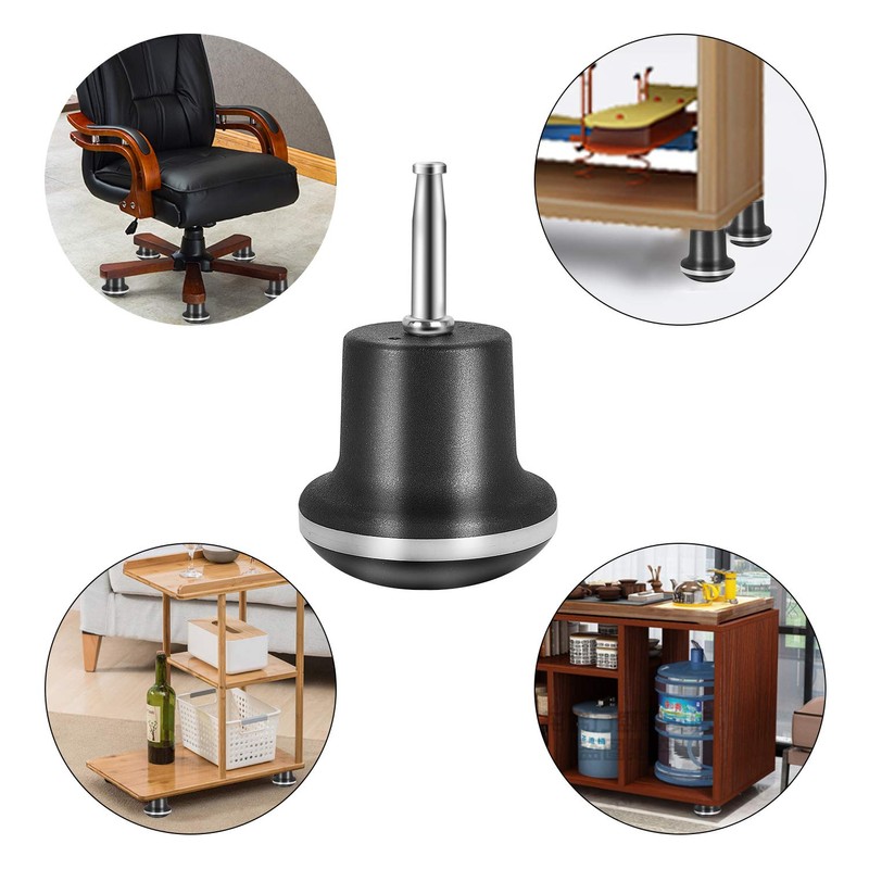 Bell Glides Caster Wheels，Fixed Stationary Castors for caster Sofa Chair