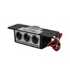Sho-me/Able 2 12V Triple Vehicle Outlet Box Cig Plug