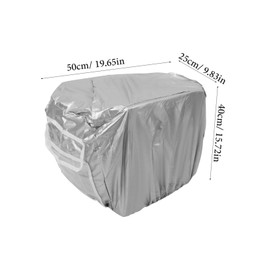 Totority Portable Generator Cover Dustproof Rain Protector for Generators Easy to Clean Premium Sun Material Eye Catching Design for Outdoor Use