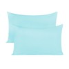 BEDSUM Microfiber Standard Pillowcases Set of 2, Soft Wrinkle Resistant