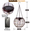 Hanging Solar Lanterns, Solar Lights Outdoor Waterpoof, Solar Chandelier with