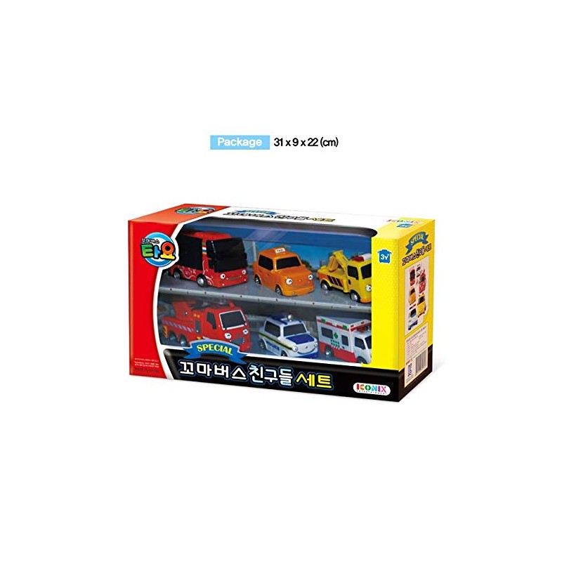 Tayo Little Bus Frends Set 1 (Pat, Toto, Nuri, Citu,