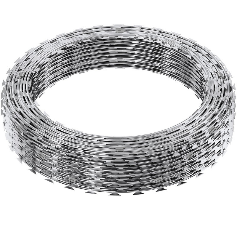 Razor Wires, 98 ft Razor Barbed Wire, Rolls Razor for