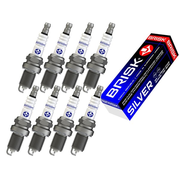BRISK Silver DR17YS-9 1463 Spark Plugs Petrol LPG GPL CNG
