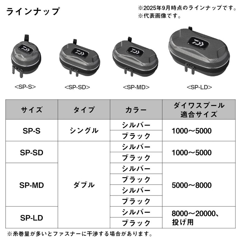 ダイワ(DAIWA) セミハードスプールカバー SP-SD(A) BK