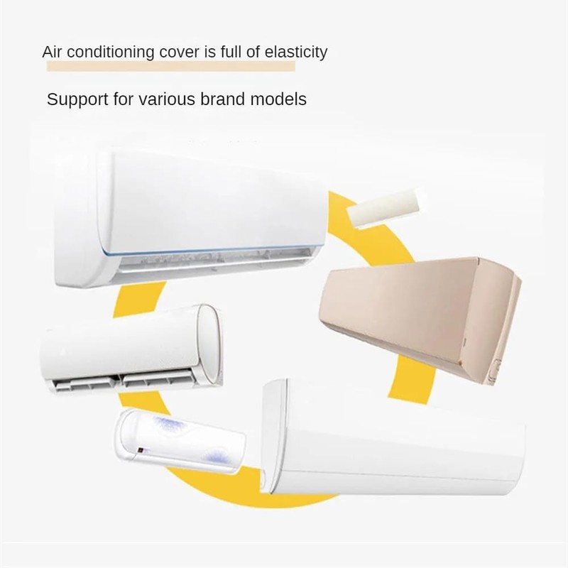 Air Conditioner Dust Cover for Wall-Mounted ACs, Protects Most Split-Type
