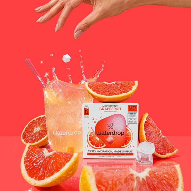 waterdrop Microdrink - Grapefruit, 12 Servings
