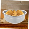 SHOWERORO Heart Shaped Stainless Steel Dish Snack Plate for Desserts
