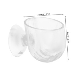 Kichvoe 8pcs Acrylic Fish Tank Planters Transparent Aquarium Plant Holders for Fresh Saltwater Promote Healthy Growth with Internal Circulation for Tropical Fish and Aquatic Plants