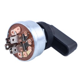 YLQASOON 4 Position 5 Terminal Switch Starter Ignition Switch with Handle Lever 217680 207073 Compatible with Miller Welder