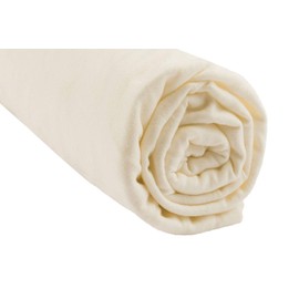 Fitted Sheet, 90 x 140 cm, 100% Organic Cotton, Cot Bed, Ecru, Natural, Soft & Non-Slip, Stretchy & Breathable, Healthy Sleep, Brand Easy Dort, GOTS and Oeko-Tex Certified