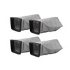 (4 Pack) 43662023 Cloth Bags Replacement For Hoover Porta Power