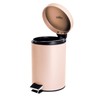 Harbour Housewares 3 Litre Bathroom Pedal Bin with Inner Bucket