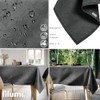 Filumi Eris Tablecloth 120 x 240 cm Grey Washable for