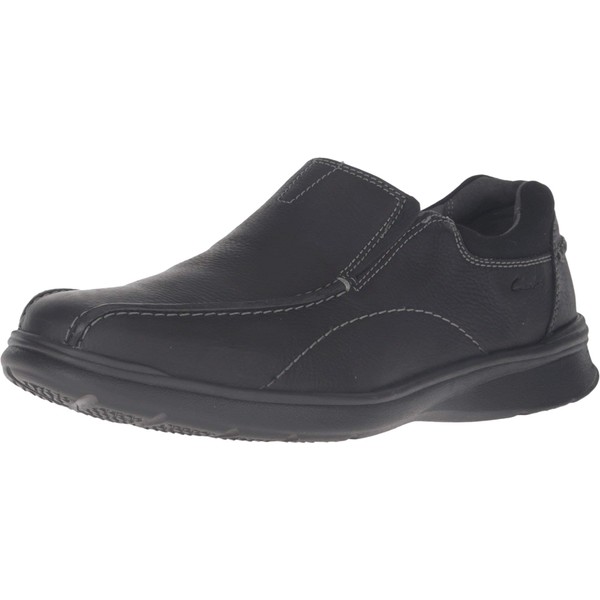 Clarks Men's Cotrell Step Slip-on Loafer,Black Oily,7 M US