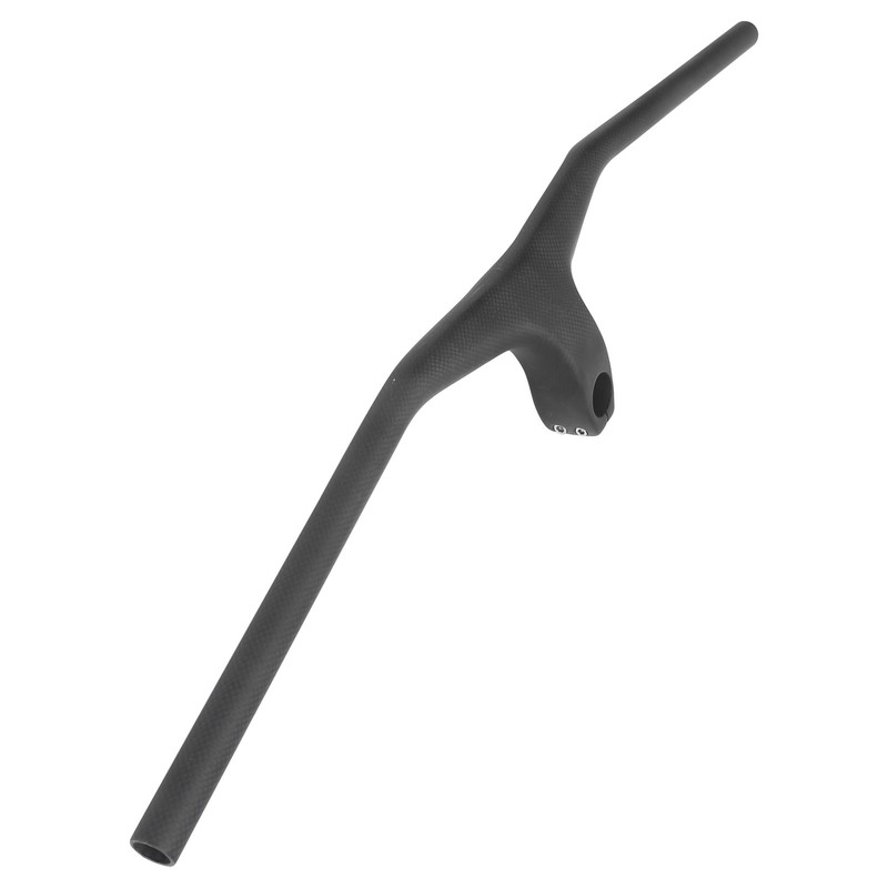 Mountain Bike Handlebars Carbon Fiber Integrated Handlebar Minus 17 Degrees