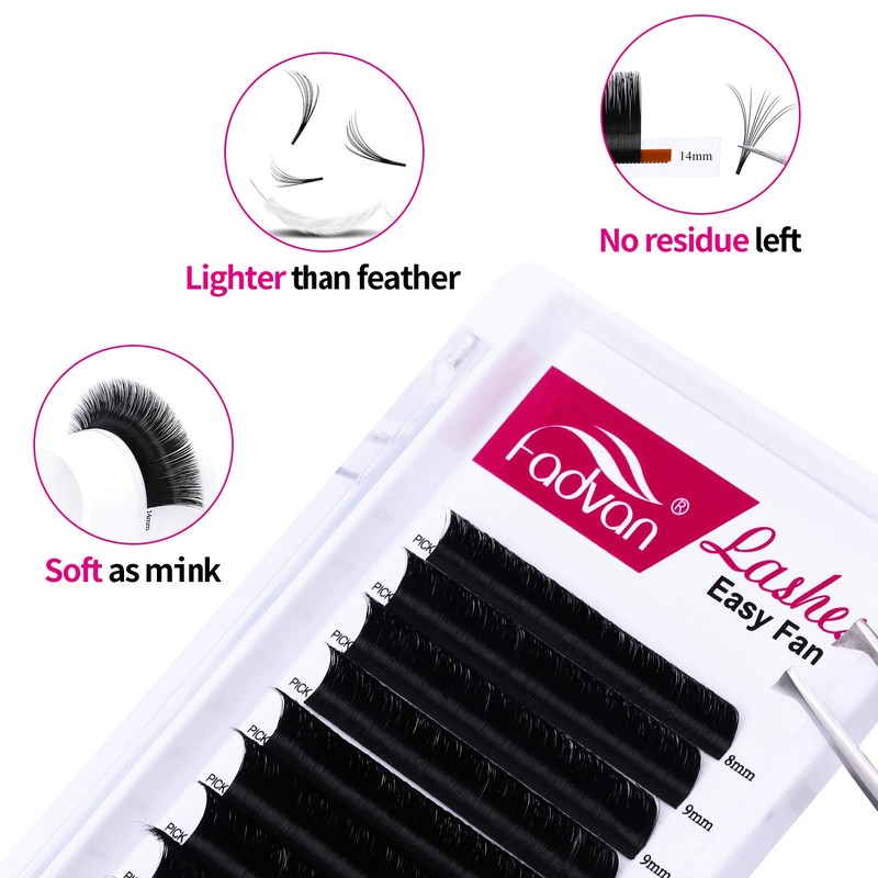FADVAN Easy Fan Lash 0.05/0.07 9-16 mm and Mix Volume
