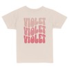 Wavy Violet Toddler Kids T-Shirt 2T Natural