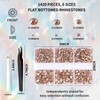 U-Shinein 1420Pcs Rhinestones Nail Art, Flat Back Rhinestones, Shiny Dazzling