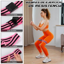 NUOWEI Bandas De Resistencia para Ejercicio Glúteos, Ligas Elásticas para Mejorar Los Músculos De Las Piernas, Bandas De Restricción para Liberación Muscular Rápida, para Gimnasio y Entrenamiento BFR