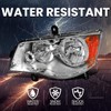 SPEC-D TUNING Chrome Headlights Compatible with 2011-2018 Dodge Grand Caravan,