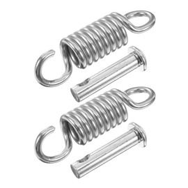 Veemoon 2 Sets Egg Chair Spring Hook Heavy Duty Hanging Chair Hook for Boxing Hanging Gym Patio Garden Swing Hammock Stainless Steel