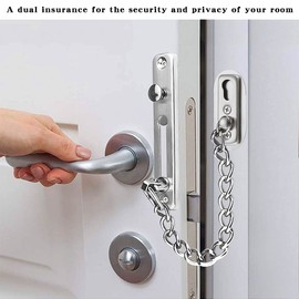 Material: the anti-theft chain is made of high-quality 304 stainless steel, which is durable and has a long service life.