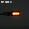 Ultra Small Micro Mini LED Turn Signal, Black Body, Smoke